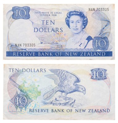 купить Новая Зеландия 10 долларов 1981 (Pick 172а)