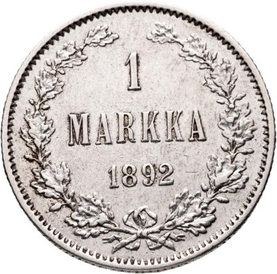 купить 1 марка 1892 L Российская Финляндия
