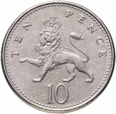 купить Великобритания 10 пенсов (pence) 1992
