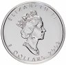 Купить Канада 5 долларов 2002 "Кленовые листья" эмаль
