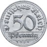Купить Германия (Веймарская республика) 50 пфеннигов (pfennig) 1921  D знак монетного двора "D" — Мюнхен