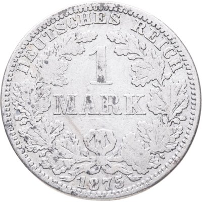 купить Германия 1 марка 1875 Знак монетного двора: "А" - Берлин