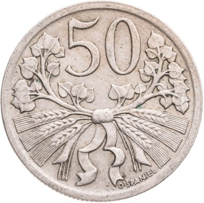 купить Чехословакия 50 геллеров (haleru) 1931