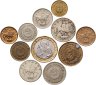 Купить Болгария набор из 11 монет 1, 2, 5, 10, 20, 50 стотинок  и 1 лев 1974-2002