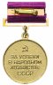 Купить Нагрудный знак СССР "За успехи в народном хозяйстве, ВДНХ"
