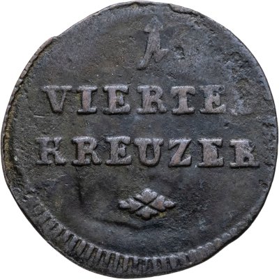купить Вюрцбург ¼ крейцера 1811