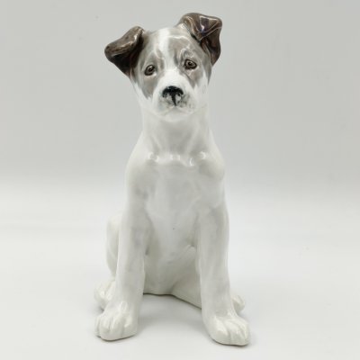 купить Статуэтка "Собака" (Щенок дога), скульптор Гуревич Е. М., фаянс, роспись, Конаковский фаянсовый завод им. М.И. Калинина (ЗиК Конаково), СССР, 1962-1991 гг.