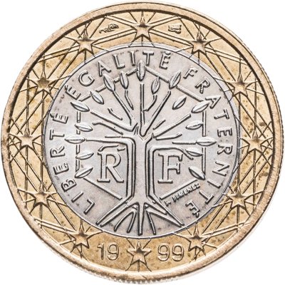 купить Франция 1 евро 1999