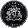 Купить Барбадос 1 доллар (dollar) 1994  королева-мать