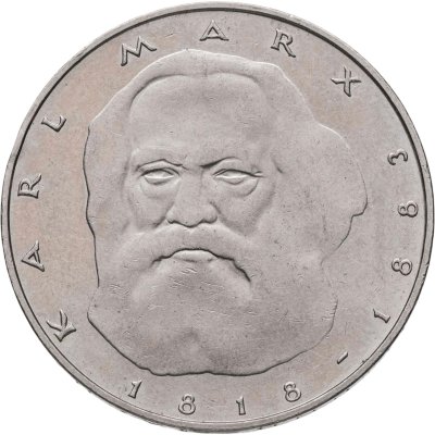 купить Германия ФРГ 5 марок 1983 "100 лет со дня смерти Карла Маркса"
