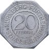 Купить Германия (Нюрнберг) нотгельд  20 пфеннигов 1921 "Белая башня" трамвайный жетон