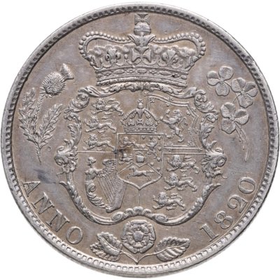 купить Великобритания 1/2 кроны (crown) 1820