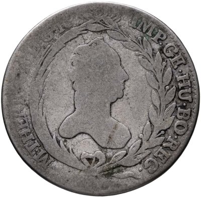 купить Австрия 20 крейцеров (kreuzer) 1764