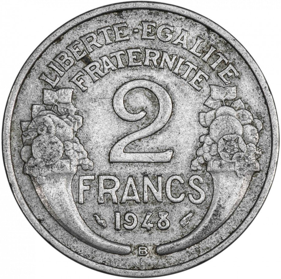 купить Франция 2 франка 1948