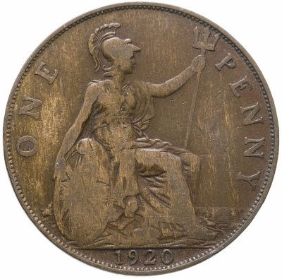 купить Великобритания 1 пенни 1920