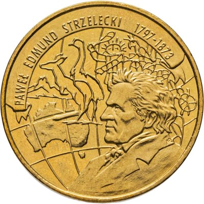 купить Польша 2 злотых (zlote) 1997 "Польские путешественники - Павел Эдмунд Стшелецкий (1797 - 1873)"