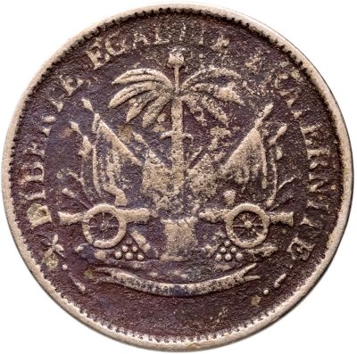 купить Гаити 5 сантимов (centimes) 1904