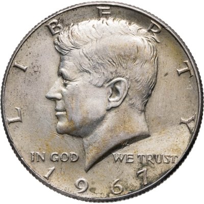 купить США 50 центов (1/2 доллара, half dollar) 1967 Kennedy Half Dollar (Кеннеди)