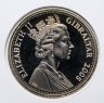 Купить Гибралтар 1 крона (crown) 2005 "Королевский год - Королевские визиты" (в конверте)