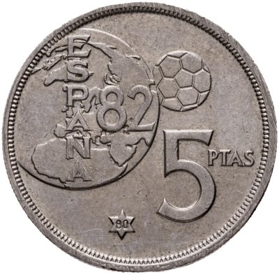 купить Испания 5 песет 1980