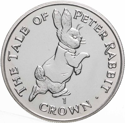 купить Гибралтар 1 крона 1995 "Кролик Питер"