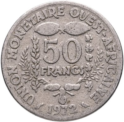 купить Западная Африка (BCEAO) 50 франков (francs) 1972
