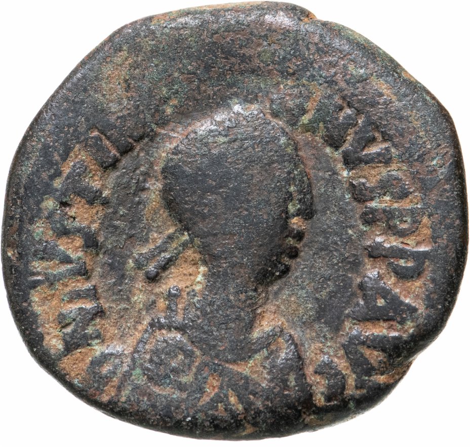 купить Византийская империя, Юстиниан I, 527-565 годы, 40 нуммиев (фоллис). Константинополь