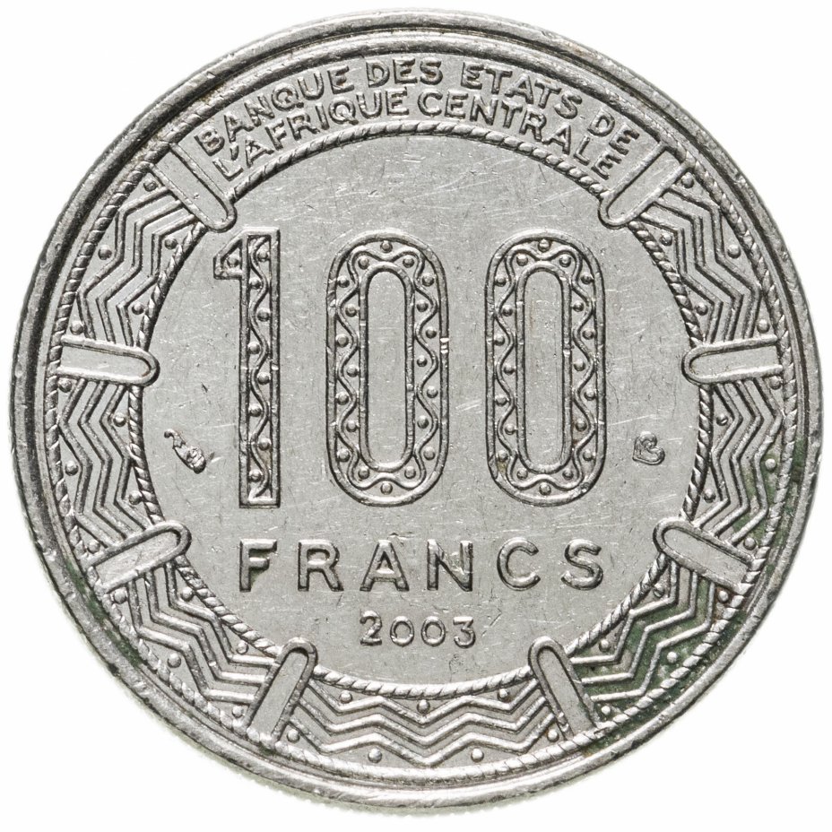 купить Центральная Африка (BEAC) 100 франков (francs) 2003