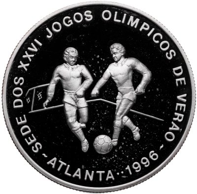 купить Сан-Томе и Принсипи 1000 добр (dobras) 1996 "XXVI летние Олимпийские Игры, Атланта 1996 - Футбол"