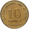 Купить Коморские острова 10 франков (francs) 1992