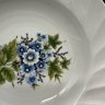 Купить Тарелка суповая с цветочным декором, фарфор, деколь, Южноуральский фарфоровый завод (ЮФЗ), СССР, 1974-1984 гг.