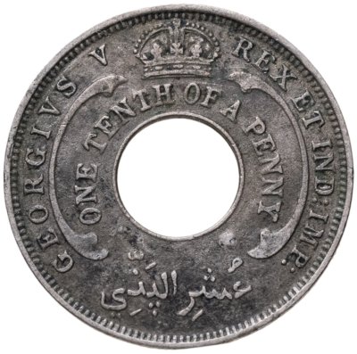 купить Британская Западная Африка 1/10 пенни (penny) 1930