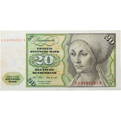 купить Германия ФРГ 20 марок 1970 (Pick 32а(1)