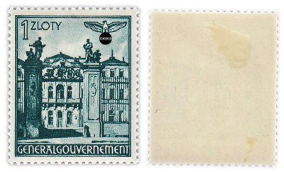 купить Германия, Третий Рейх, генерал-губернаторство Польша 1 злотый 1941 "Здания и архитектура 3-й выпуск"