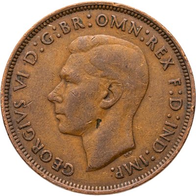купить Великобритания 1 пенни (penny) 1944
