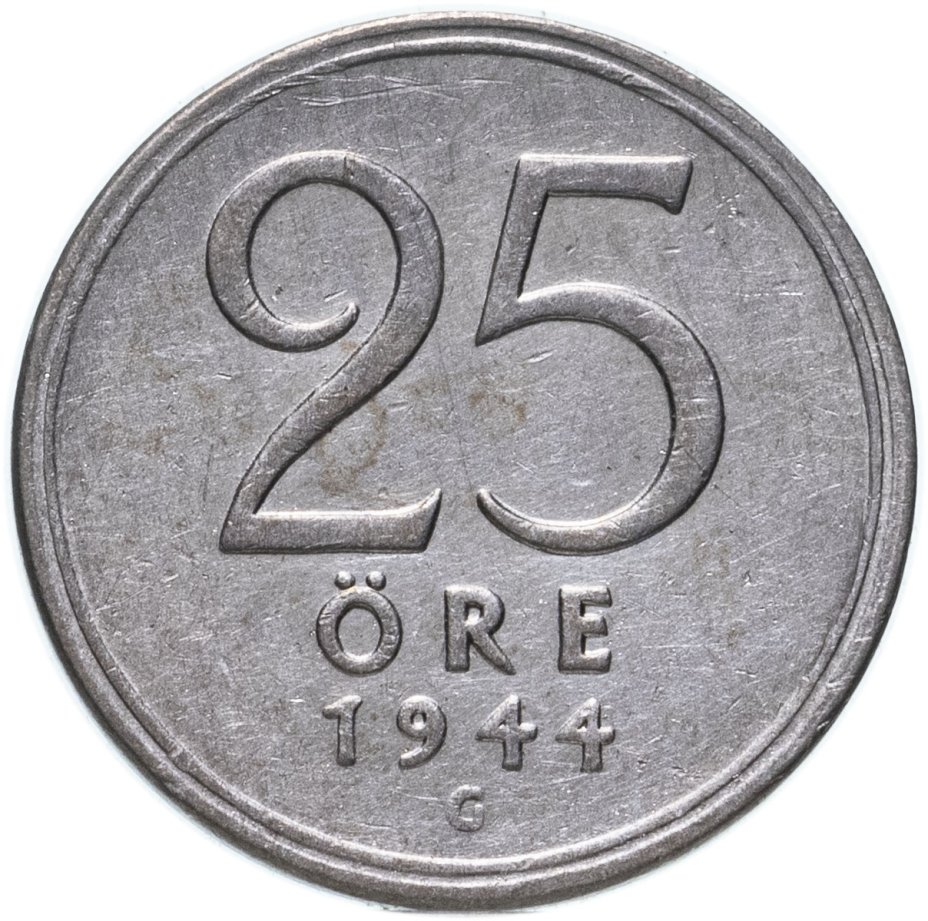 купить Швеция 25 эре (ore) 1944