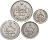 Купить Иран набор монет 1-10 риалов 1972 (4 шт.)