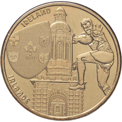 купить Франция 1/4 евро (euro) 2023 "Чемпионат мира по регби 2023 - Сборная Ирландии"