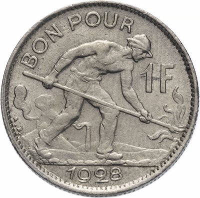 купить Люксембург 1 франк (franc) 1928