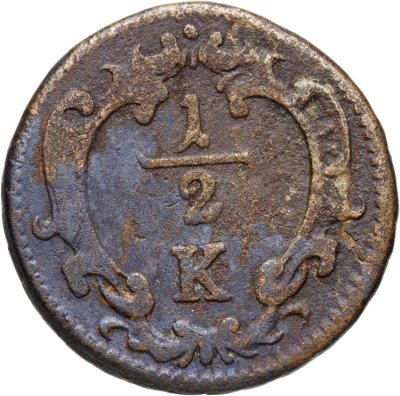 купить Австрия 1/2 крейцера 1764