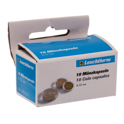 купить Круглая капсула для монет Leuchtturm 22 мм