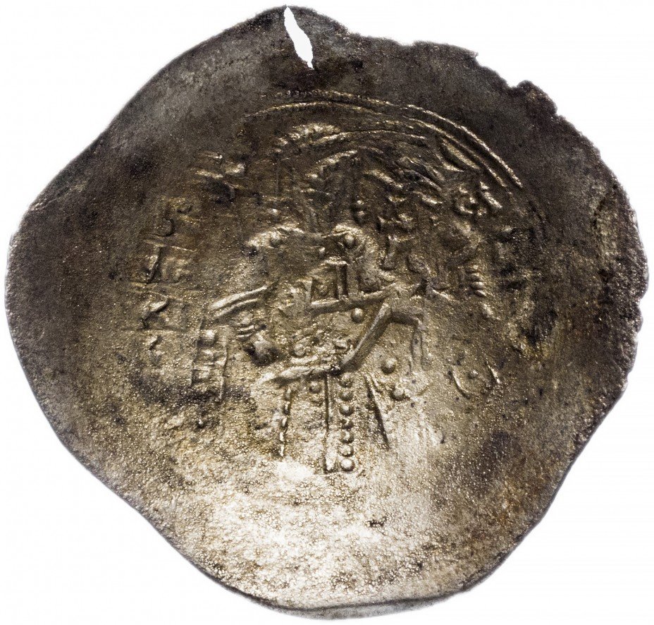 купить Византия, Исаак II Ангел 1185–1195гг аспрон трахи (скифатная)