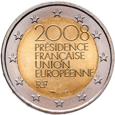 купить Франция 2 евро 2008 "Председательство Франции в Европейском Союзе"
