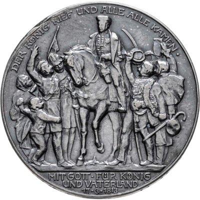 купить Германская Империя (Пруссия) 3 марки (mark) 1913 "100 лет объявлению войны против Франции"