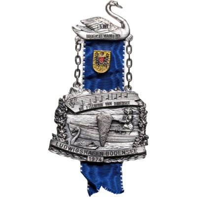 купить Германия медаль "Рыбачка с Боденского озера" Людвигсхафен 1974