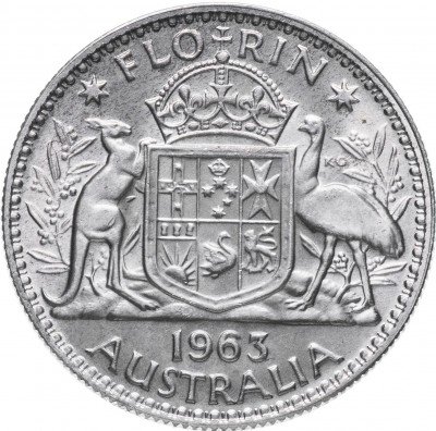 Купить Австралия 1 флорин 1963