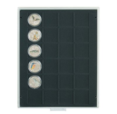 купить Бокс Carbo на 24 ячейки размером 42х42 мм (Lindner, Германия)