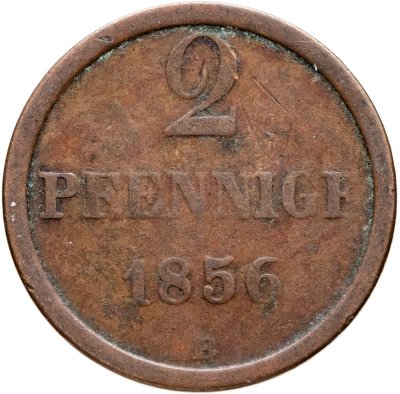купить Ганновер 2 пфеннига 1856