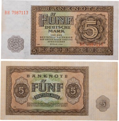 купить Германия ГДР 5 марок 1948
