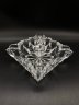 Купить Пепельница, украшенная рельефным декором, хрусталь, алмазная грань, СССР, 1960-1980 гг.